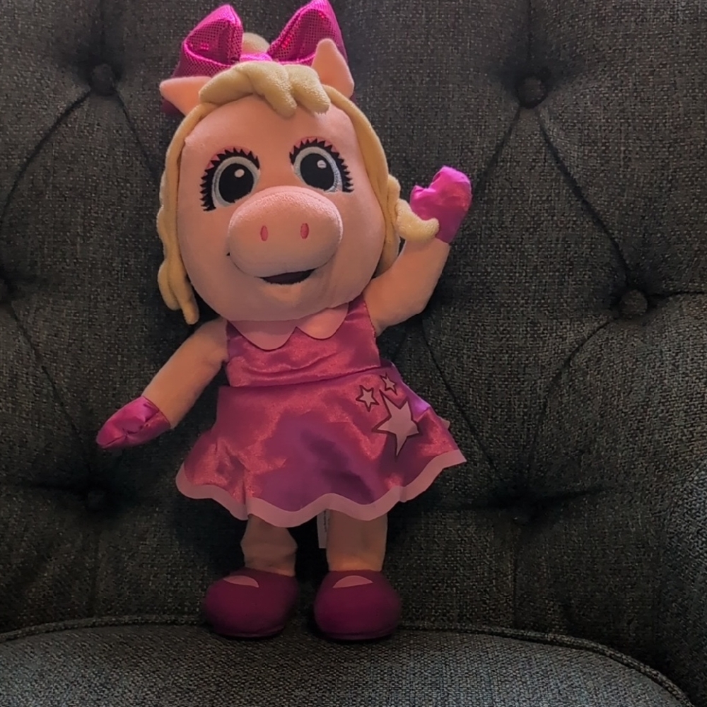 Pink Plush Pig Toy